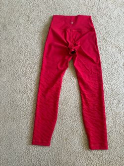 Lululemon red leggings