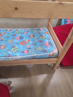 2  wooden bunk beds for sale in good shape! Come with bunk beds and bunk boards!