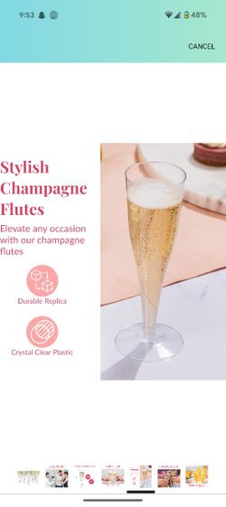 Champagne 🥂 Flutes