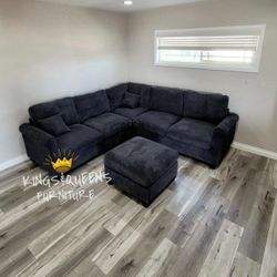 Black Sectional 