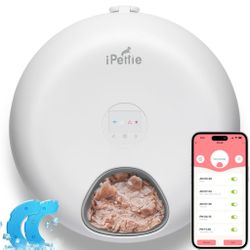 Brand New / Never Used iPettie Donut Frost WiFi Cat Feeder With App Control