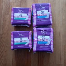 4 For $12 Poise Pads 