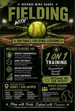 Softball 🥎 Lessons