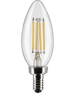 Set of 14 GE Refresh decorative LED bulb with a candelabra base (E12)