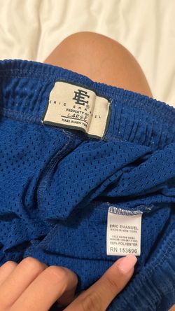 Eric Emanuel Mesh Shorts Large Blue