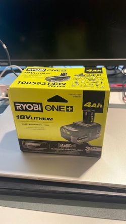 Ryobi 18V ONE+ 4Ah Lithium Battery