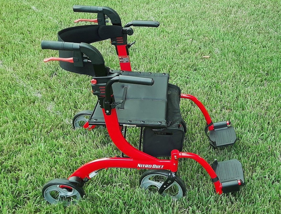 Drive Nitro Dual Transport Chair / Rollator