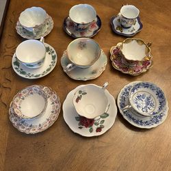 Tea cup collection