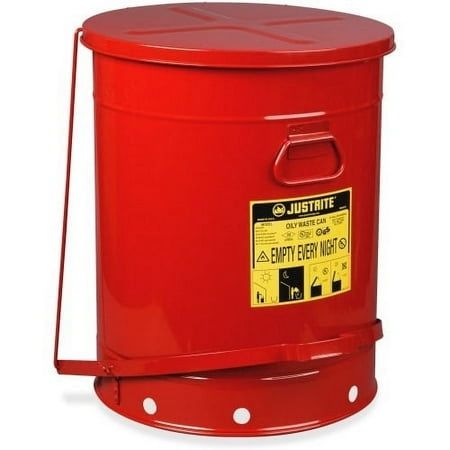 Red Oily Waste Cans 21 Gl