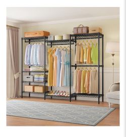 Large Portable Closet Rack