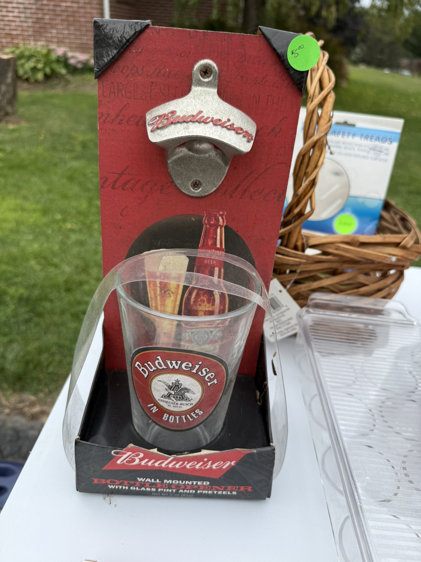 Bottle Opener + Glass Cup