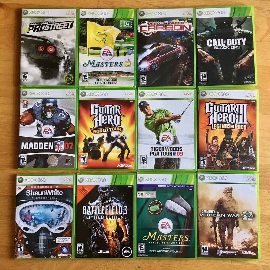 Lot of 12 OEM XBOX Video Game Cases with some Booklets NO GAMES