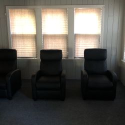 3 Recliners 