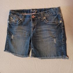 Distressed Jean Shorts 