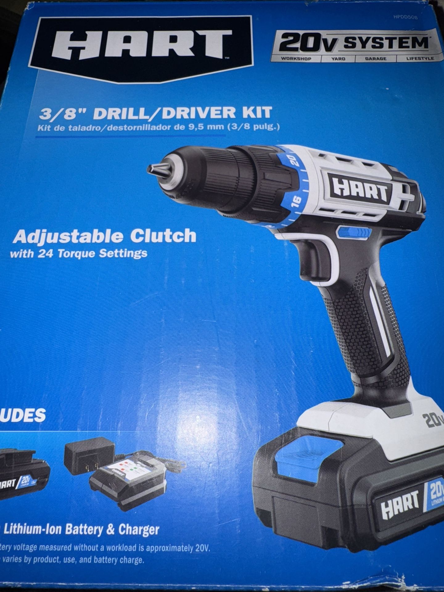 Hart 3/8  Drill /Driver kit