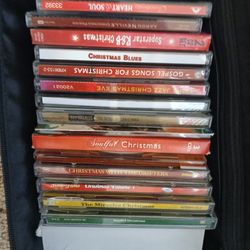 Cds, Cassettes And Case With Strap