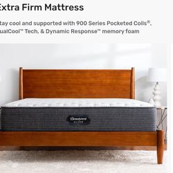 California King Simmons Beautyrest Silver Extra Firm Mattress 