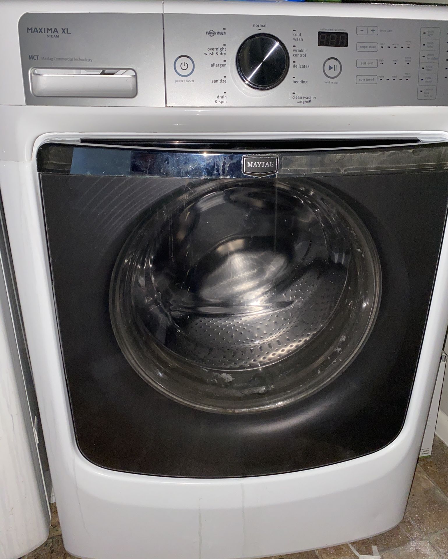 Gas Washer and Dryer about 8m old