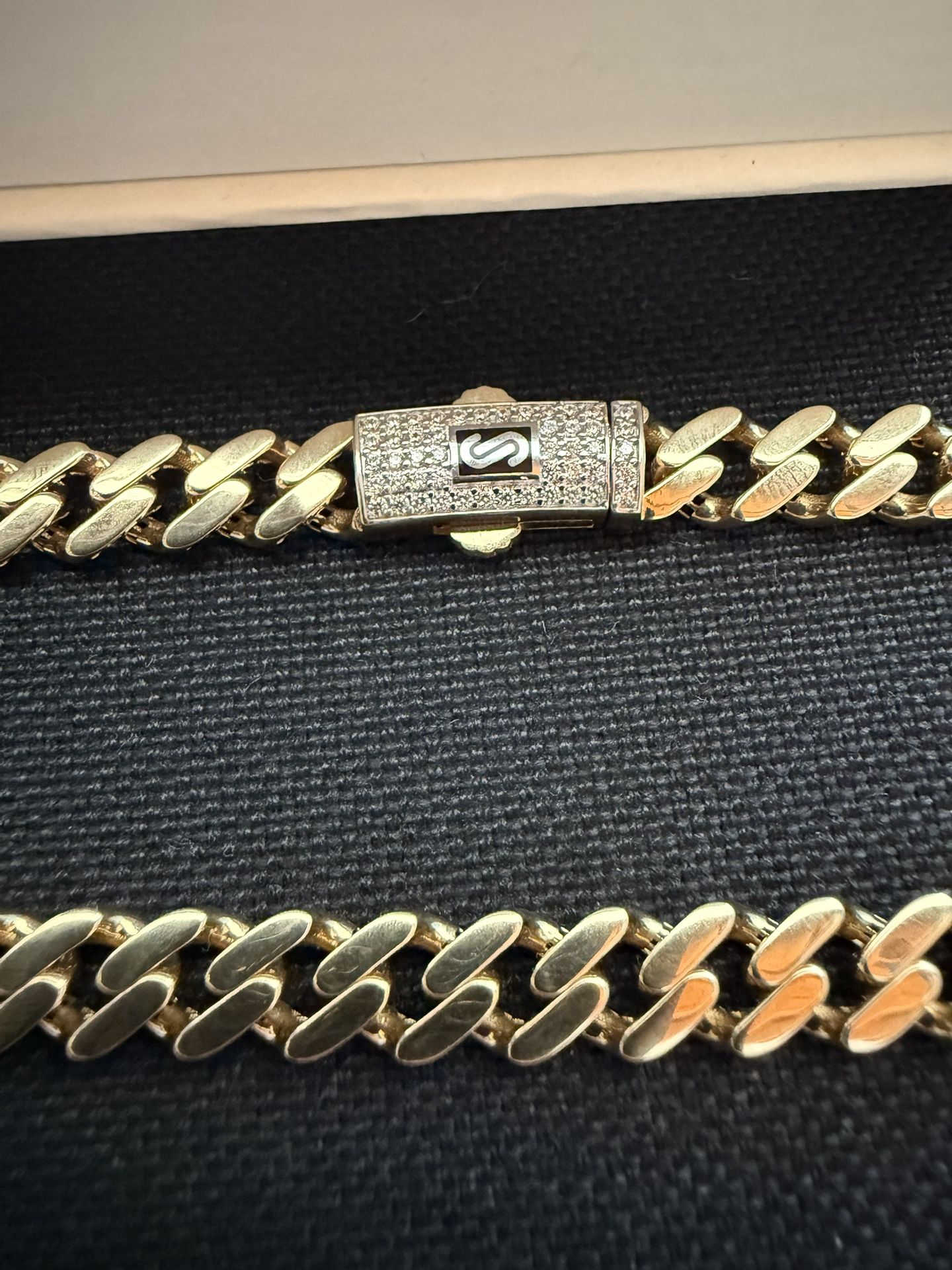 18k MONACO NECKLACE W/STONE SIZE 22