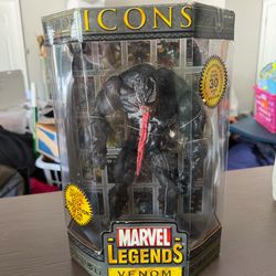 Marvel Legends Icons 12" Venom Masked Action Figure