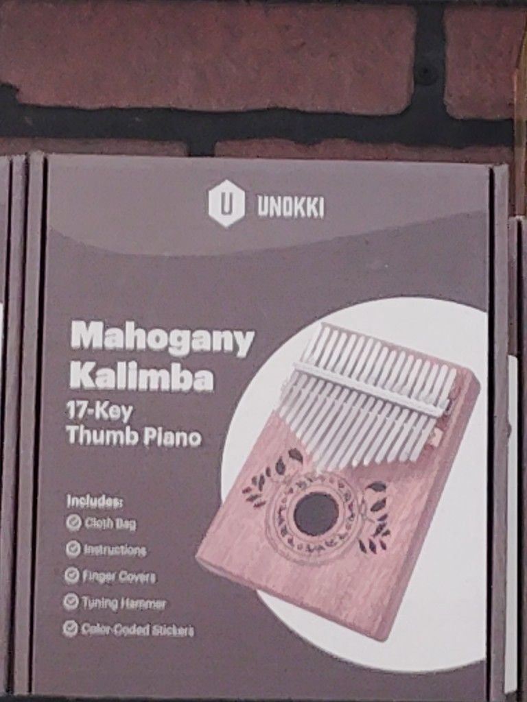 Mahogany Kallmba 17 Key Thump Piano