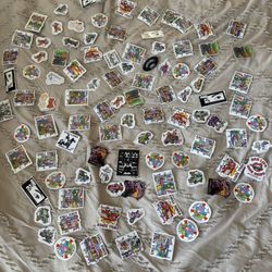 Lot Of 100 Brandy Melville Stickers 