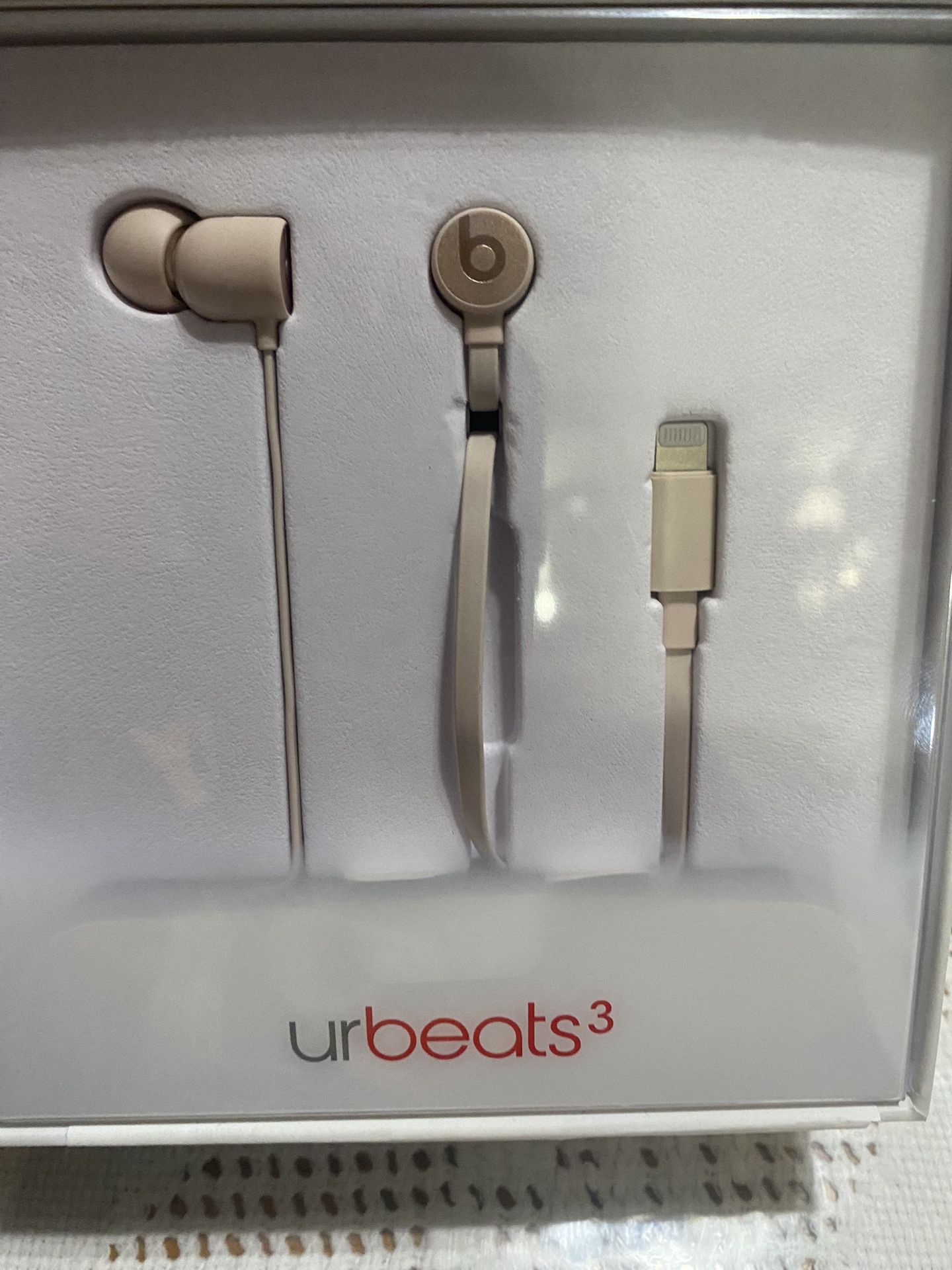 Beats by Dr. Dre urBeats3 In-Ear Headphones Lightning - Rose Gold