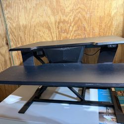 Varidesk ProPlus 32 ELECTRIC Standing Desk Converter – Premium Sit/Stand