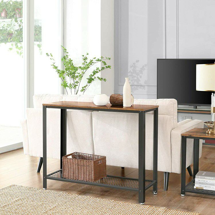 Rustic Style Console Table, Sofa Table for Living Room, Entry Hall
