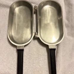 Fish Fryer Omelette Camping Skillet Guardian Service Ware Aluminum Vintage 