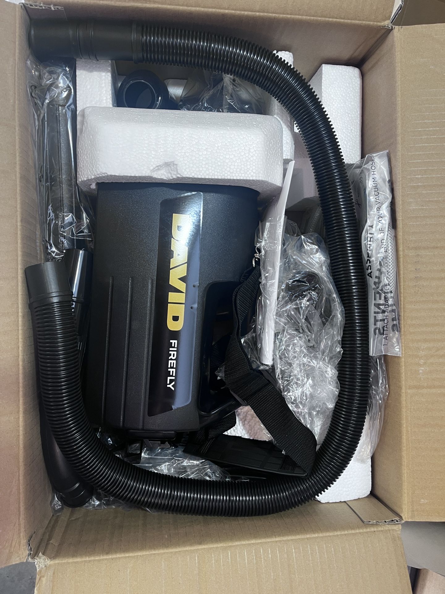 David Firefly Vacuum, Shoulder/Portable