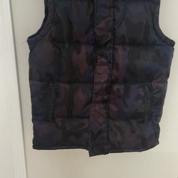 Women's Insulated Camo Vest Water Resistant Size Small