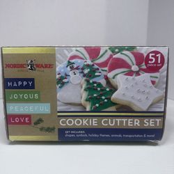 Nordic Ware Piece Cookie Cutter Set Shapes (46 NEW/Unused)