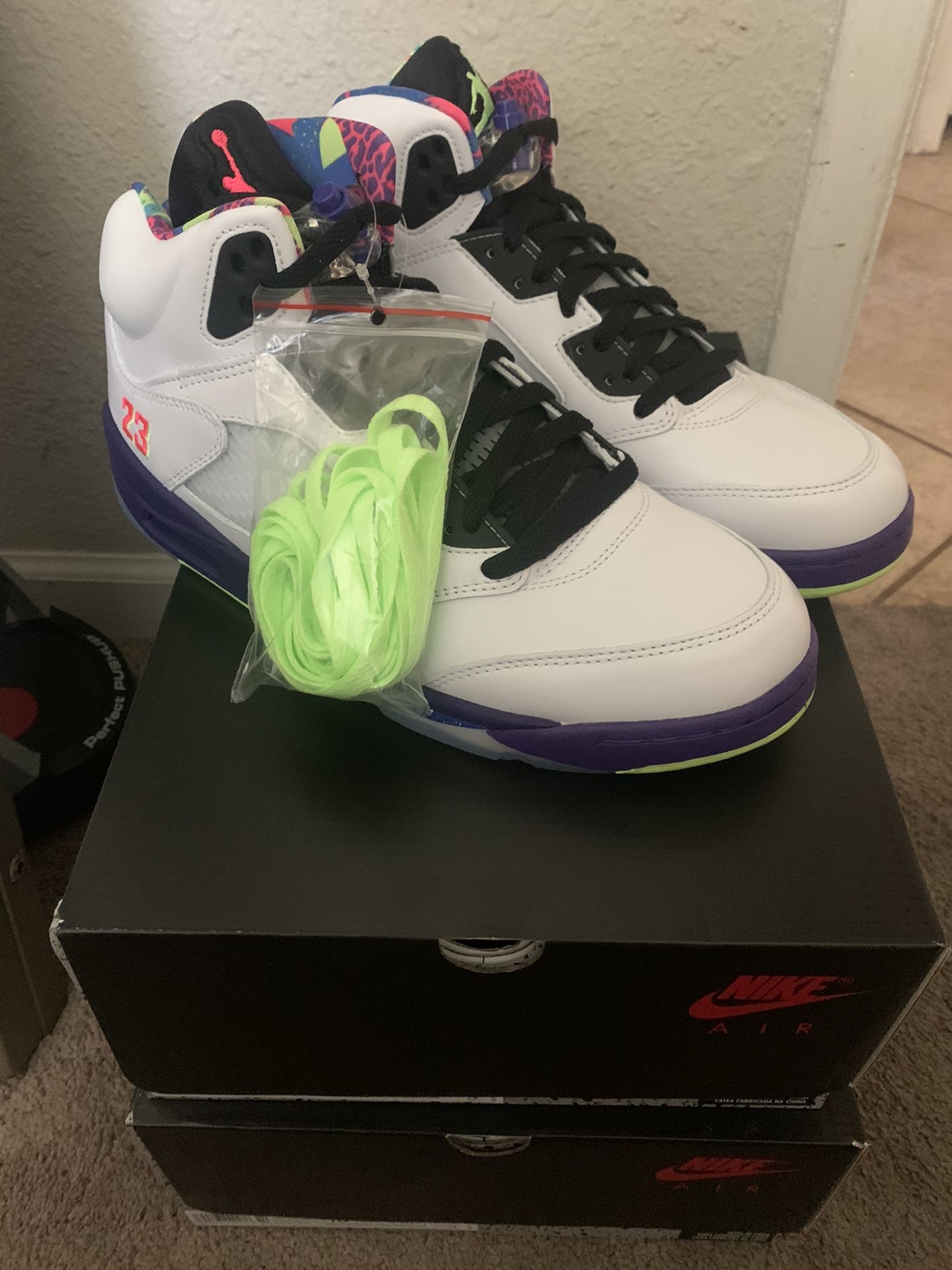 Air Jordan 5 Ghost green Jordan 5 Ghost Green Bel-Air Alternate [SHIPS BY... | Depop main image 2