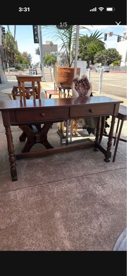 Made by Bombay Company solid wood hallway, entry table