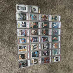 Graded Cards $10 Each Or $280 For All