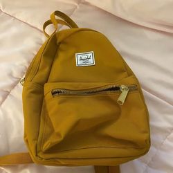 Herschel Mini Backpack in Mustard Yellow