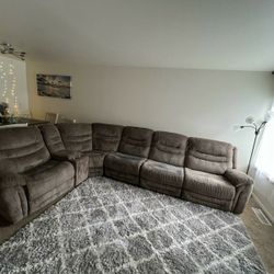 Recliner Sectional Couch 
