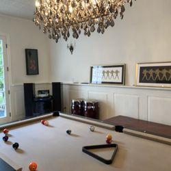 Pool Table. Concrete Slab Under Felt 