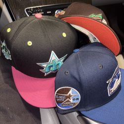 NEW ERA MLB FITTED HATS 7 1/4