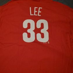 Phillies 2xl Cliff Lee tee shirt