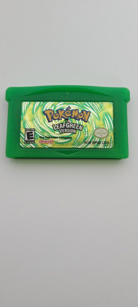 Pokemon Leaf Green For Nintendo Gameboy Advance 