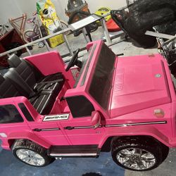 Kid Motorz Pink Mercedes Benz