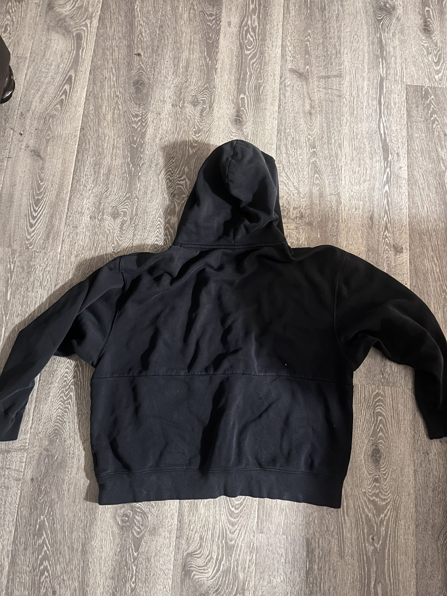 Black Jordan Fleece Pull Over Hoodie