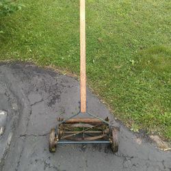 Antique Vintage Mower $25