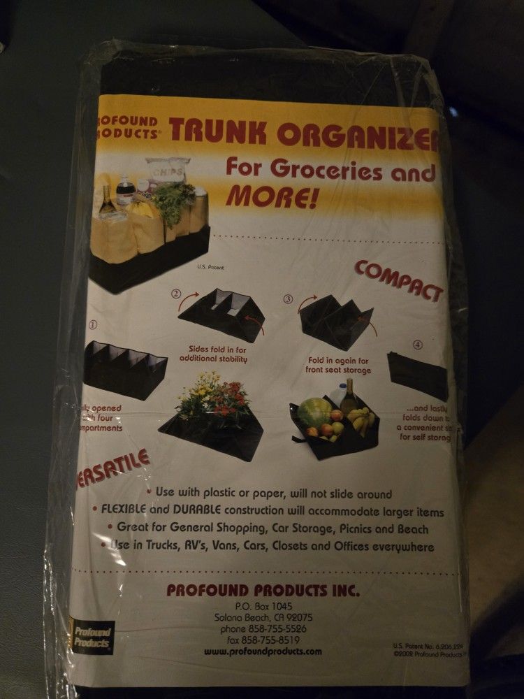 New Trunk Organizer 