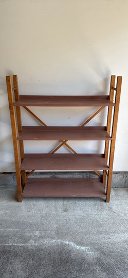 Vintage solid wood bookcase  36x48