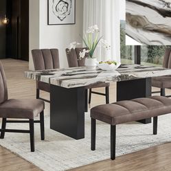 6 Pc Dining Table 