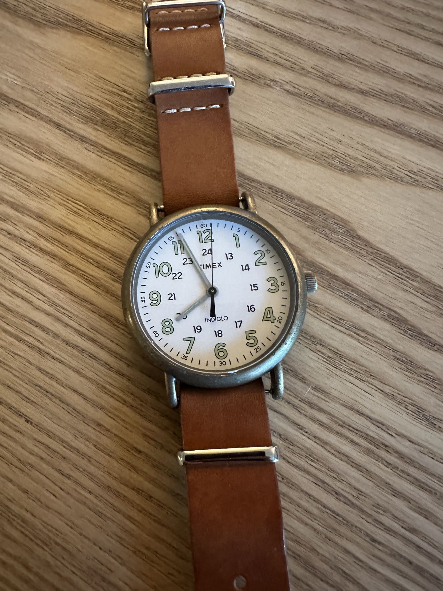 Timex Weekender Leather Strap