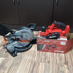 Miter saw And Hand Planer